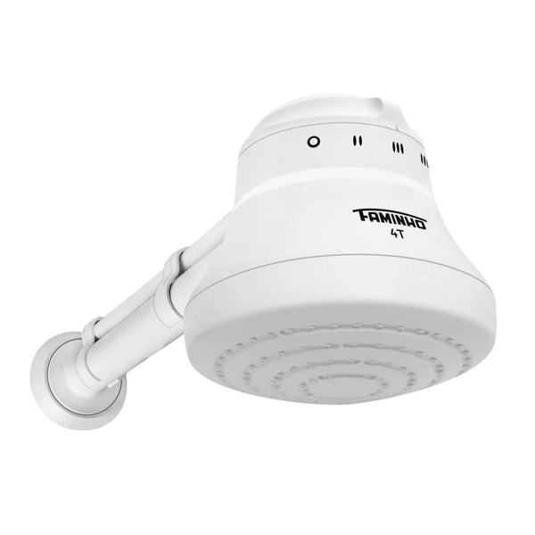 Ducha Faminho com Cano 4 Temperaturas Branca 127V 5400W Fame