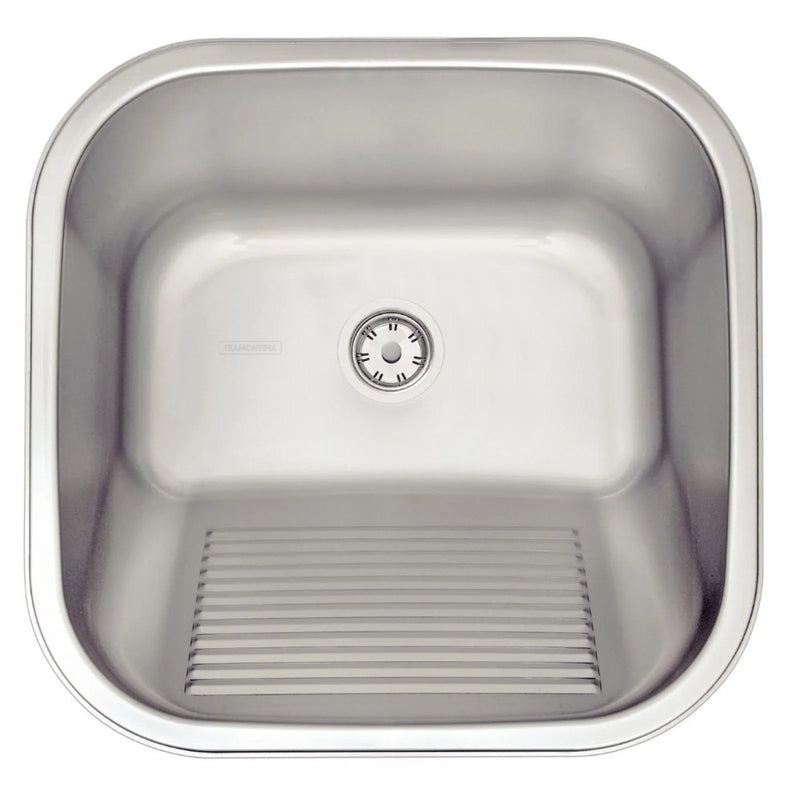Tanque de Encaixe Aço Inox Acetinado 23 Litros 40x40cm