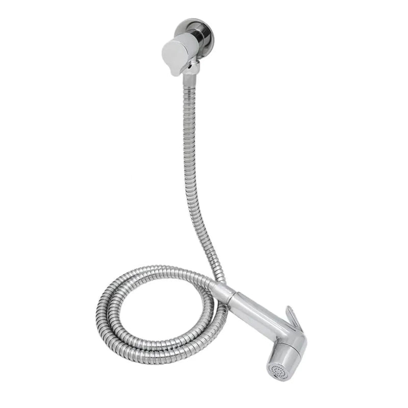 Ducha Higiênica Plástica Cromado com Registro Cromado 1/4V Bognar