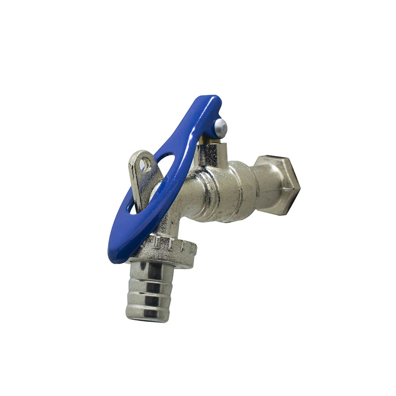 Torneira para Tanque/Jardim Parede Curta Esfera Cadeado 1360 Cromado