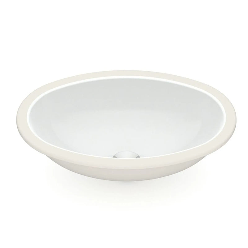 Cuba de Embutir Oval Branca 49,5x33,5cm Louça Celite