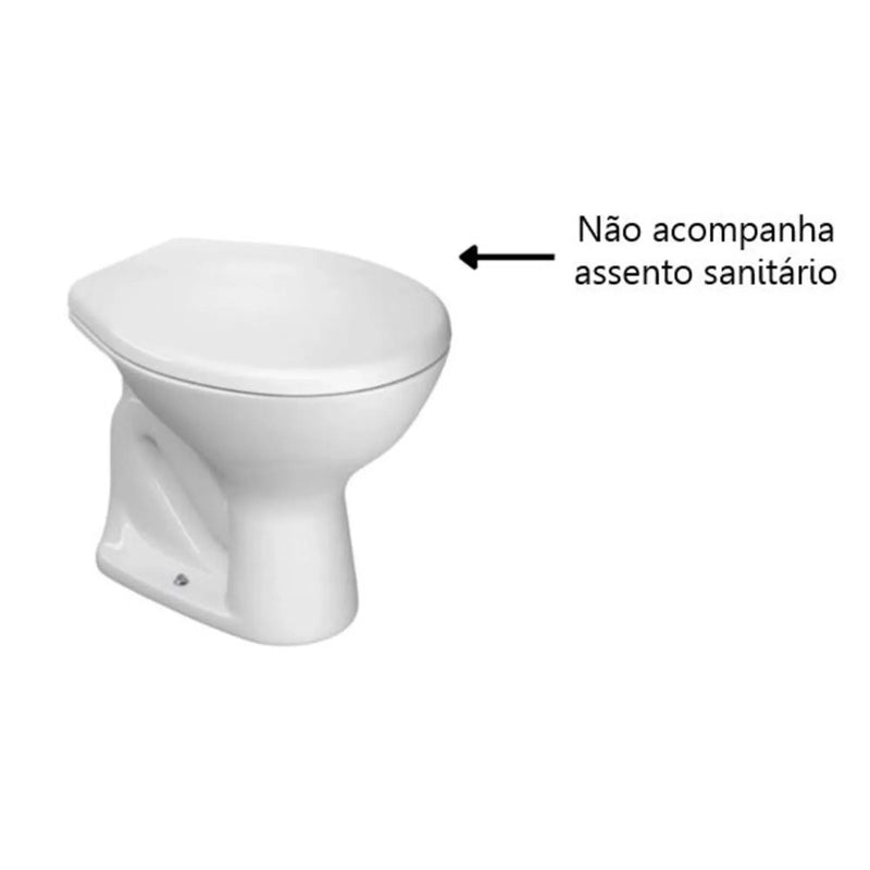 Vaso Sanitário Convencional Saída Vertical Izy Branco Deca