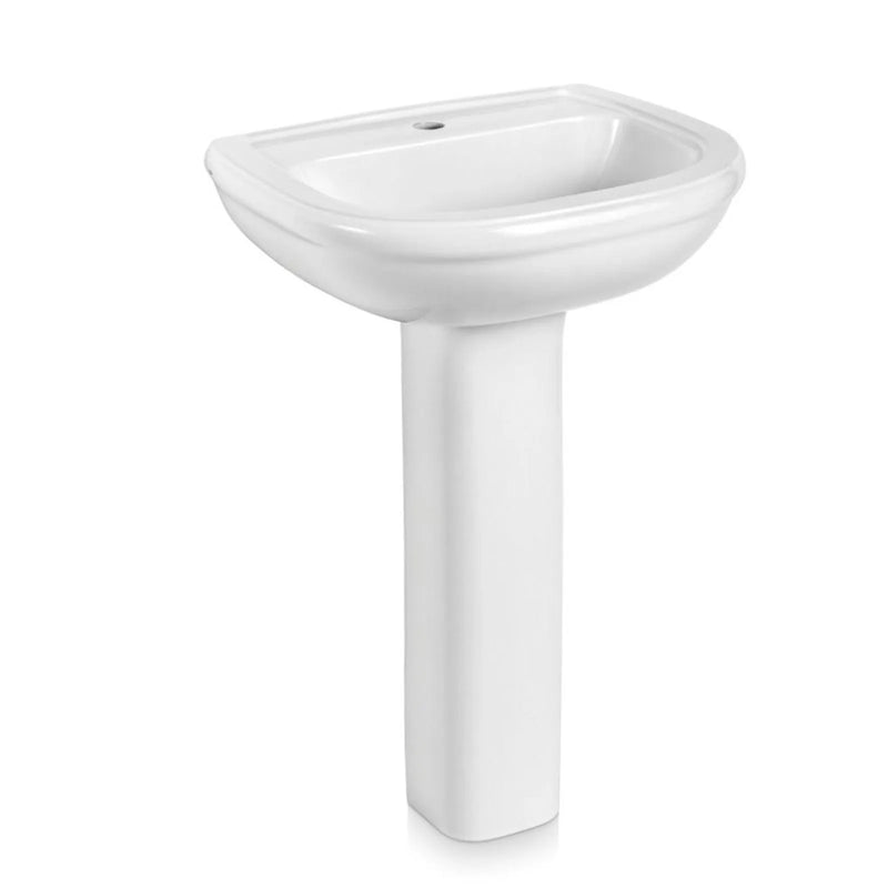 Lavatório Louça para Coluna Sabatini IL5-00 53x44cm Branco