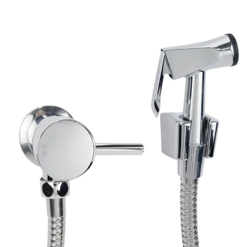 Ducha Higiênica Metálica com Registro Cromado C61 Pérola