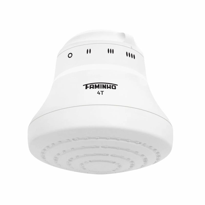 Ducha Faminho com Cano 4 Temperaturas Branca 127V 5400W Fame