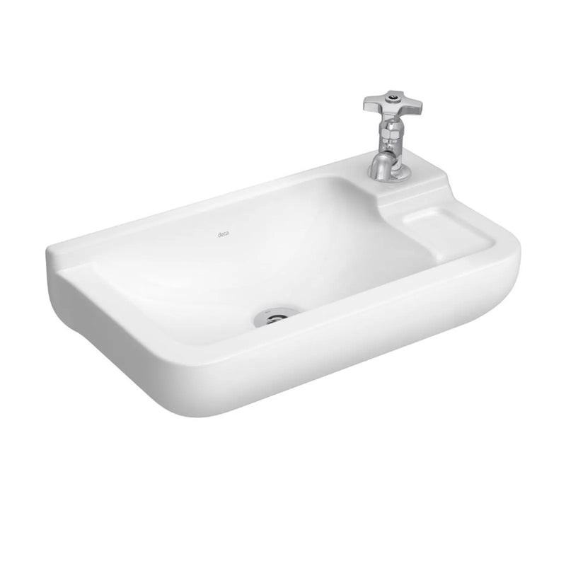 Lavatório Louça Suspenso Izy L.100.17 43x23,5cm Branco