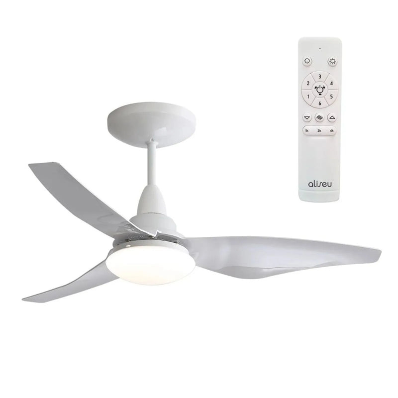 Ventilador de Teto Mestre Branco LED Controle Remoto Bivolt