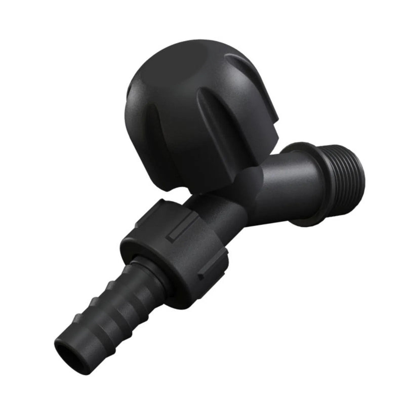 Torneira para Tanque/Jardim Parede Curta ABS Preto