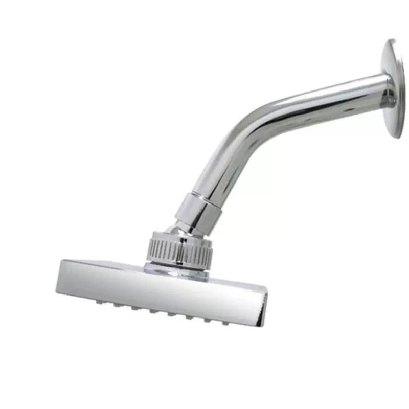 Chuveiro Quadrado Cromado Parede Rubi Soft Bognar