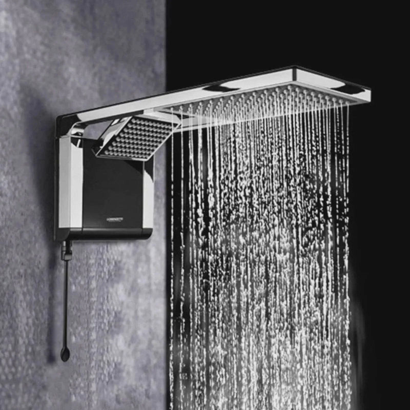 Ducha Acqua Duo Eletrônica Preta e Cromada 220V 7800W Lorenzetti