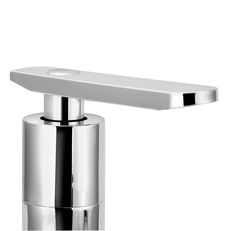 Torneira para Banheiro Mesa 1/4V Bica Média Cromado Prática 8199 ABS