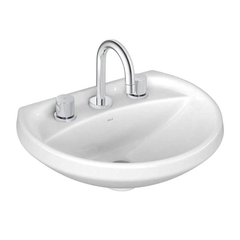 Lavatório Louça para Coluna Ravena/izy 45,5x36cm Branco