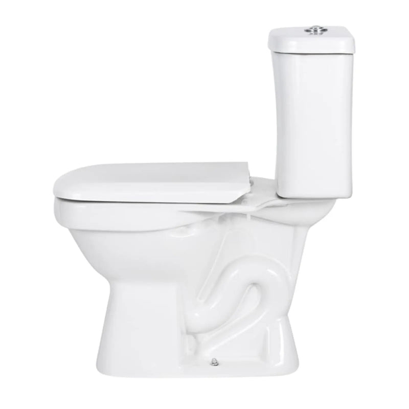 Kit Vaso Sanitário com Caixa Acoplada Vita Quadrada 3/6L Branco Fiori
