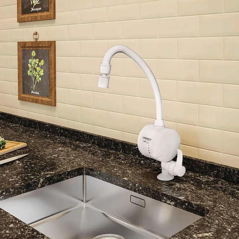 Torneira Elétrica Loren Easy de Mesa Branca 220V 5500W Lorenzetti