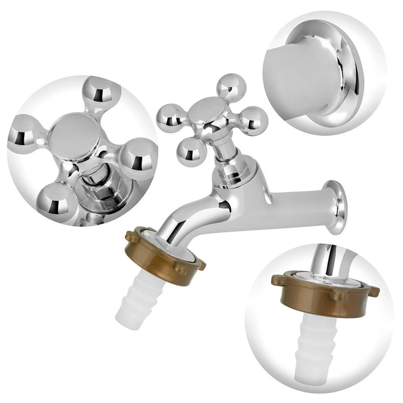 Torneira para Tanque/Jardim Parede Curta 3130 C32 Cromado
