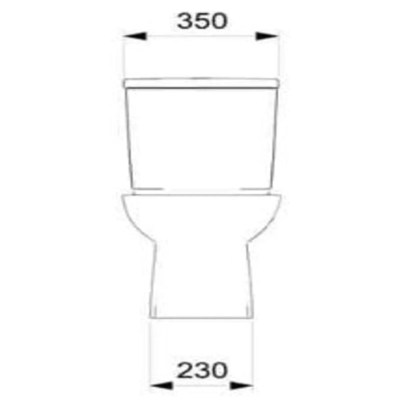 Kit Vaso Sanitário com Caixa Acoplada Debba Round 3/6L Branco Roca