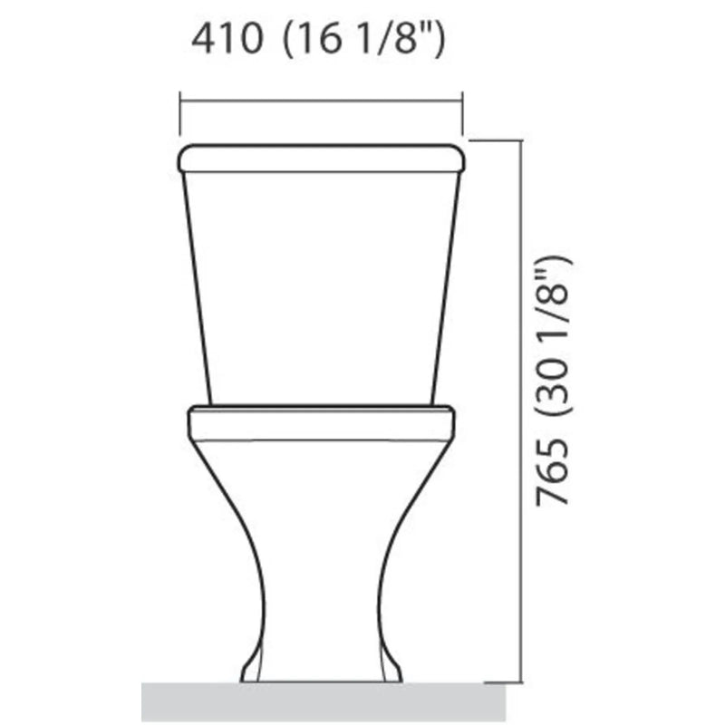 Kit Vaso Sanitário com Caixa Acoplada Sabará 3/6L Branco Icasa