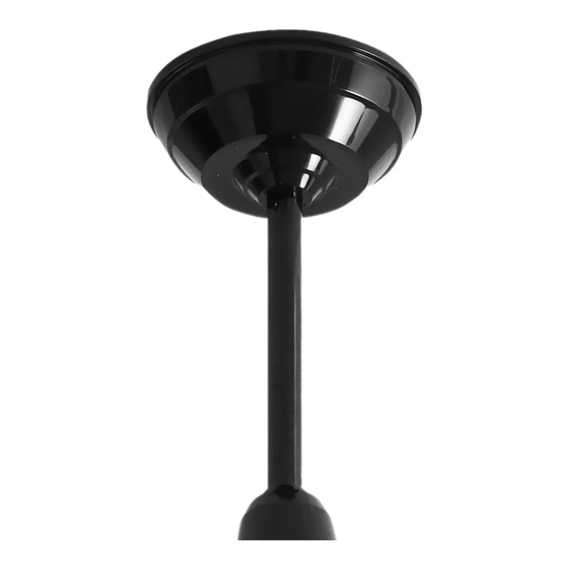 Ventilador de Teto Lumi Preto 1 Lâmpada Controle Parede 127V