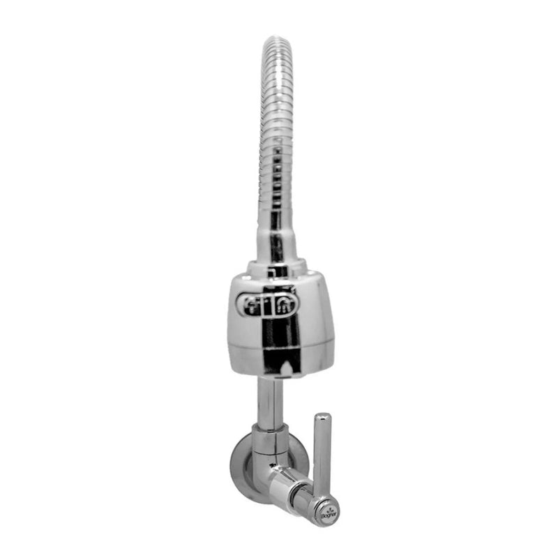Torneira para Cozinha Parede 1/4V Bica Alta Cromado Gourmet Flex