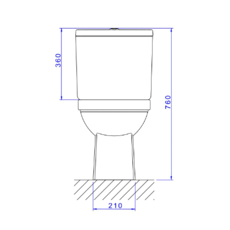 Kit Vaso Sanitário com Caixa Acoplada Quadra 3/6L Branco Deca