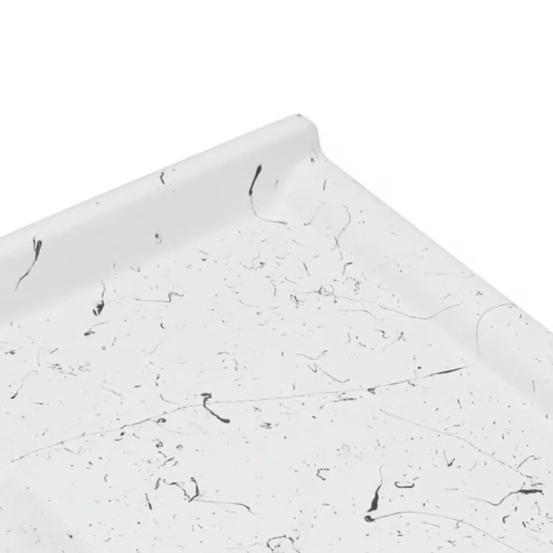 Pia para Cozinha Sintética Soft 120x53cm Branco com Cuba Central