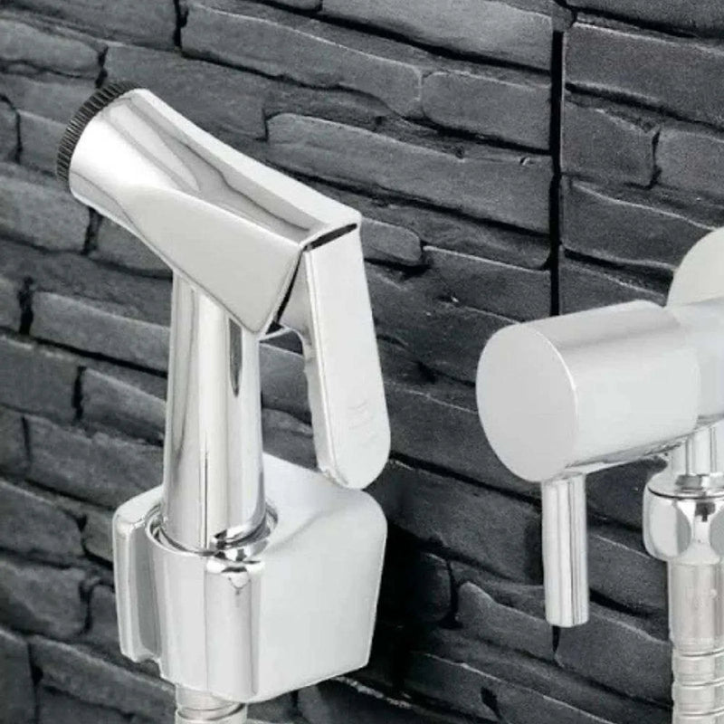 Ducha Higiênica Metálica com Registro Cromado C61 Pérola