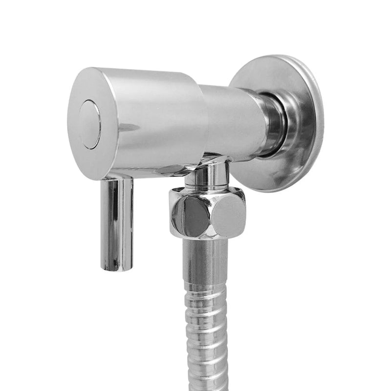 Ducha Higiênica Metálica Registro Cromado 1/4V Veneziam Furkin