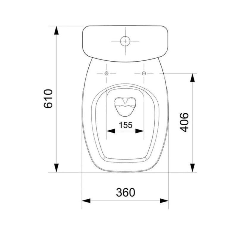 Kit Vaso Sanitário com Caixa Acoplada Art 3/6L Branco Incepa