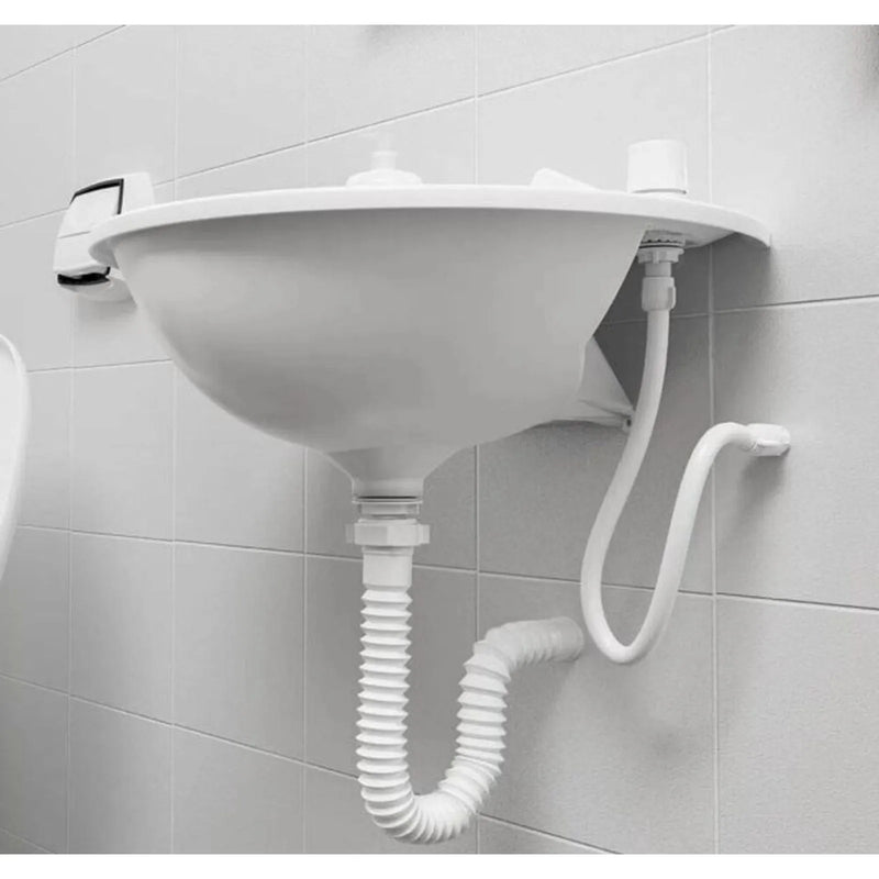 Lavatório Plástico Suspenso 35,5X28cm Branco