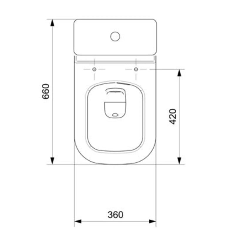 Kit Vaso Sanitário com Caixa Acoplada Elite 3/6L Branco Celite