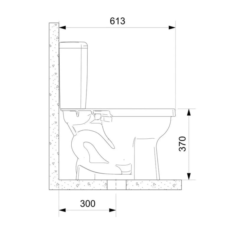 Kit Vaso Sanitário com Caixa Acoplada Art 3/6L Branco Incepa