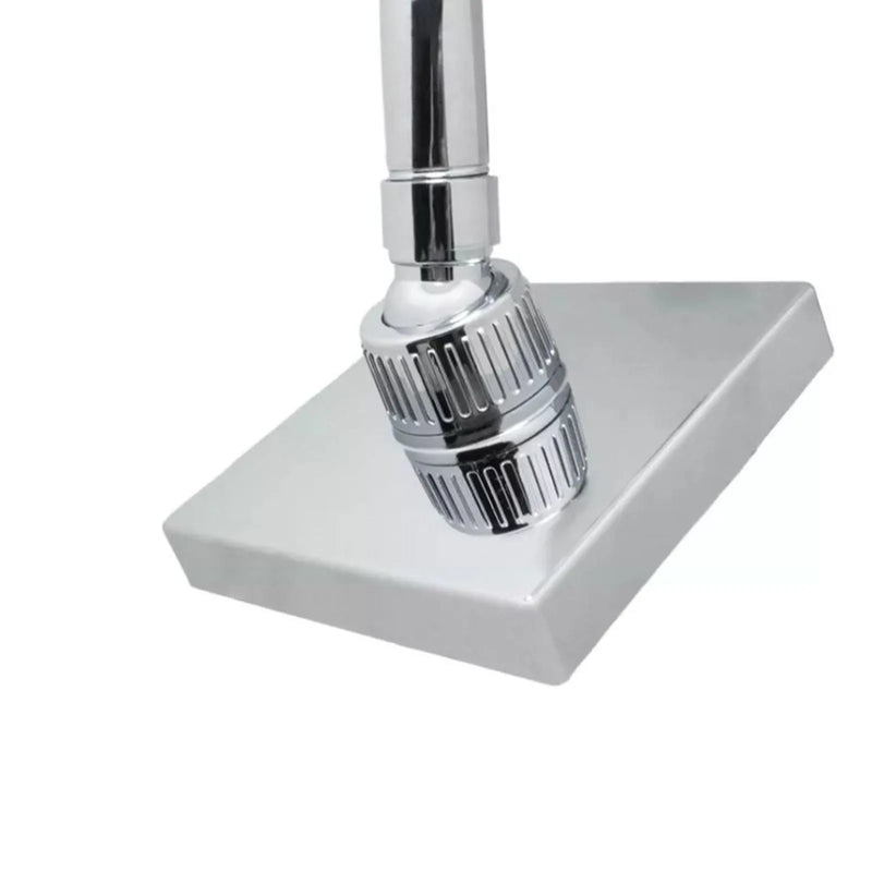 Chuveiro Quadrado Cromado Parede Rubi Soft Bognar